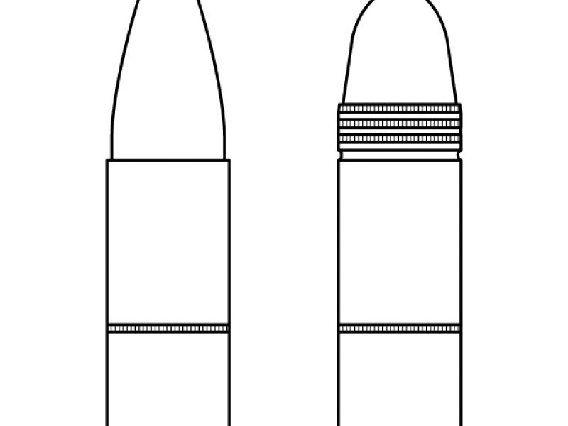 Porovnání speciálního náboje se standardní dvaadvacítkou Long Rifle. U delších střel je celková délka náboje větší. Speciál se často nastavuje přímo na zbraň, ze které bude střílen.