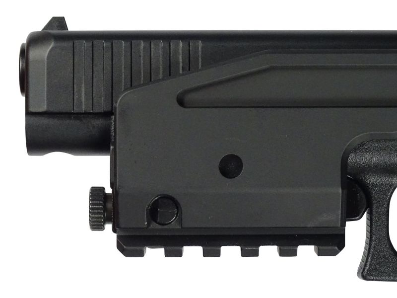 Konstrukce BT konverze umožňuje její použití nejen se standardní délkou závěru pistole, ale můžete použít i prodlouženou variantu sportovní verze nebo dokonce „long“ závěr.